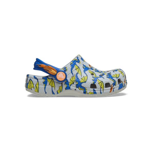 Classic Dragon Graphic Clogs Toddler Atmosphere Classic Dragon Graphic Clogs Toddler Atmosphere