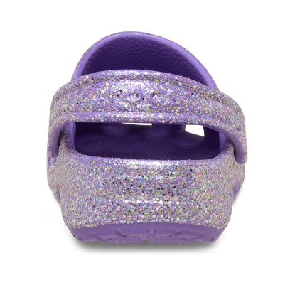 Classic Fantasy Glitter Clogs Kids Purple