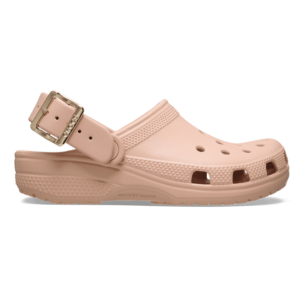 Classic Metallic Buckle Clogs Blush Classic Metallic Buckle Clogs Blush