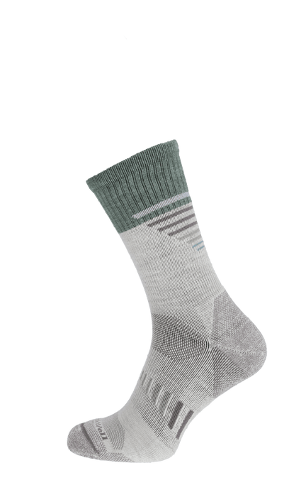 Ascend Crew II Herren Wandersocken 15-20 mmHg Natural