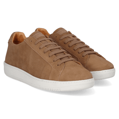 Dalmau Nubukleder Herren Sneaker Camel