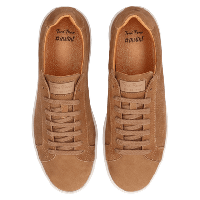 Dalmau Nubukleder Herren Sneaker Camel