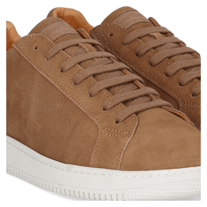 Dalmau Nubukleder Herren Sneaker Camel