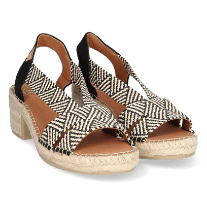 DALYN Damen Espadrilles Negre