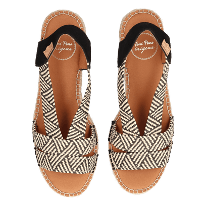 DALYN Damen Espadrilles Negre