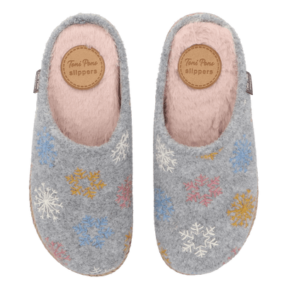 Deli-CP Damen Hausschuhe Gris