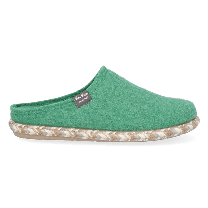 Deli-FF Damen Hausschuhe Menta