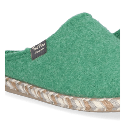 Deli-FF Damen Hausschuhe Menta