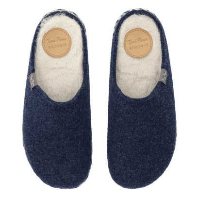 Deli-FP Damen Hausschuhe Blau