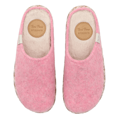 Deli-FP Damen Hausschuhe Rosa
