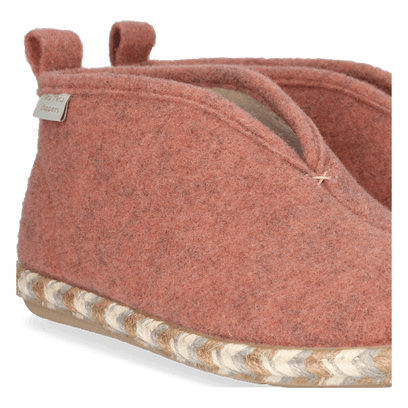 Doria-FP Damen Filz-Hausschuhe Nude