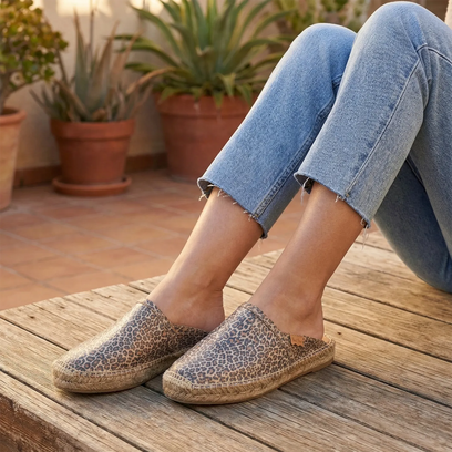 Denise-LE Damen Espadrilles Leo