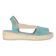 Ella Damen Espadrilles Suede Aqua