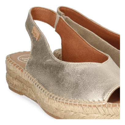 Erica-AS Damen Espadrilles Champagne