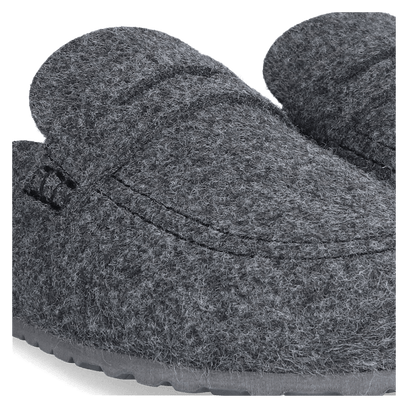 Genis Herren Filz-Hausschuhe Antracita