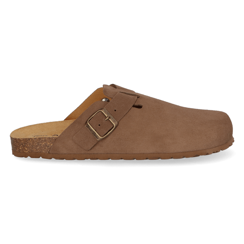 Gregor-QT Herren Wildleder-Clogs Taupe