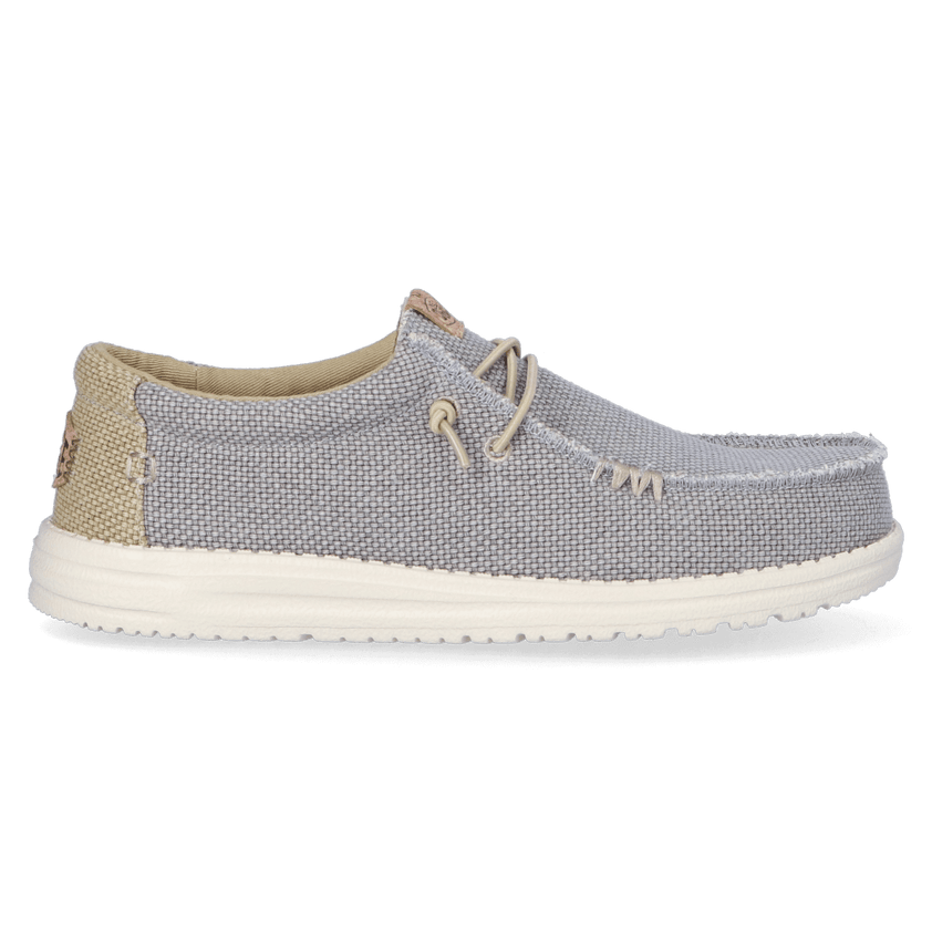 Wally Braided Herren Halbschuhe Flannel Grey/Olive Grey