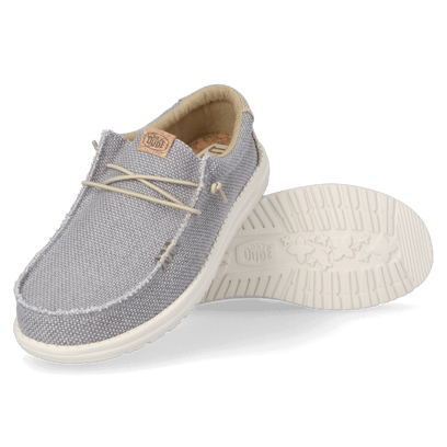 Wally Braided Herren Halbschuhe Flannel Grey/Olive Grey