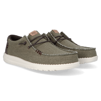 Wally Braided Herren Halbschuhe Burnt Olive/Delicioso Brown