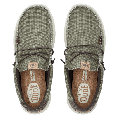 Wally Braided Herren Halbschuhe Burnt Olive/Delicioso Brown