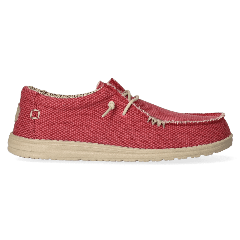 Wally Braided Herren Halbschuhe Pompeian Red