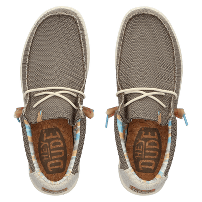 Wally Eco Stretch Herren Halbschuhe Walnut