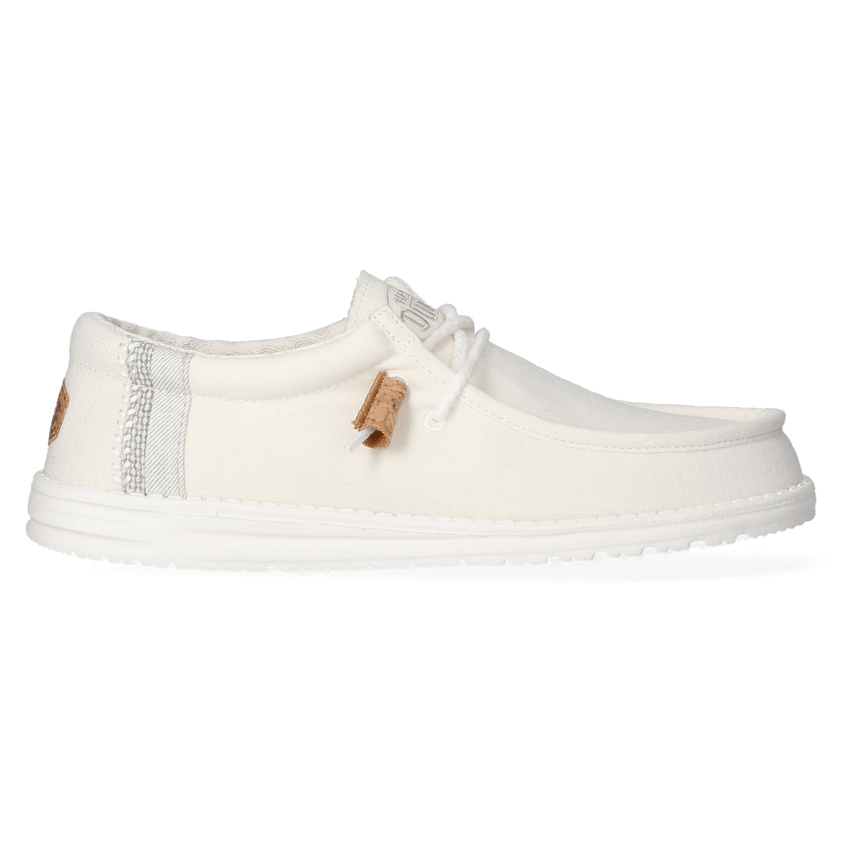 Wally Break Stitch Herren Halbschuhe White