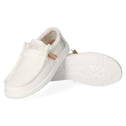 Wally Break Stitch Herren Halbschuhe White