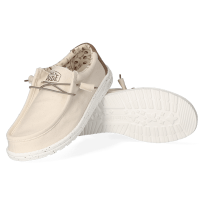 Wally Stretch Herren Halbschuhe Ivory