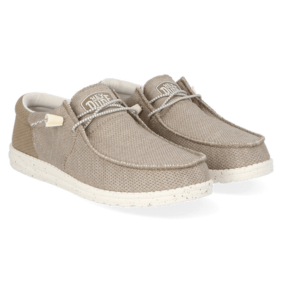 Wally Tri Herren Halbschuhe Beige