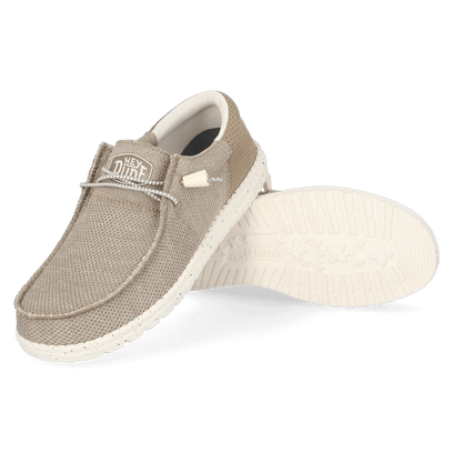 Wally Tri Herren Halbschuhe Beige