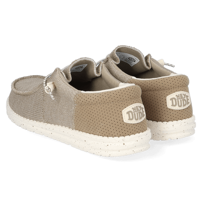Wally Tri Herren Halbschuhe Beige