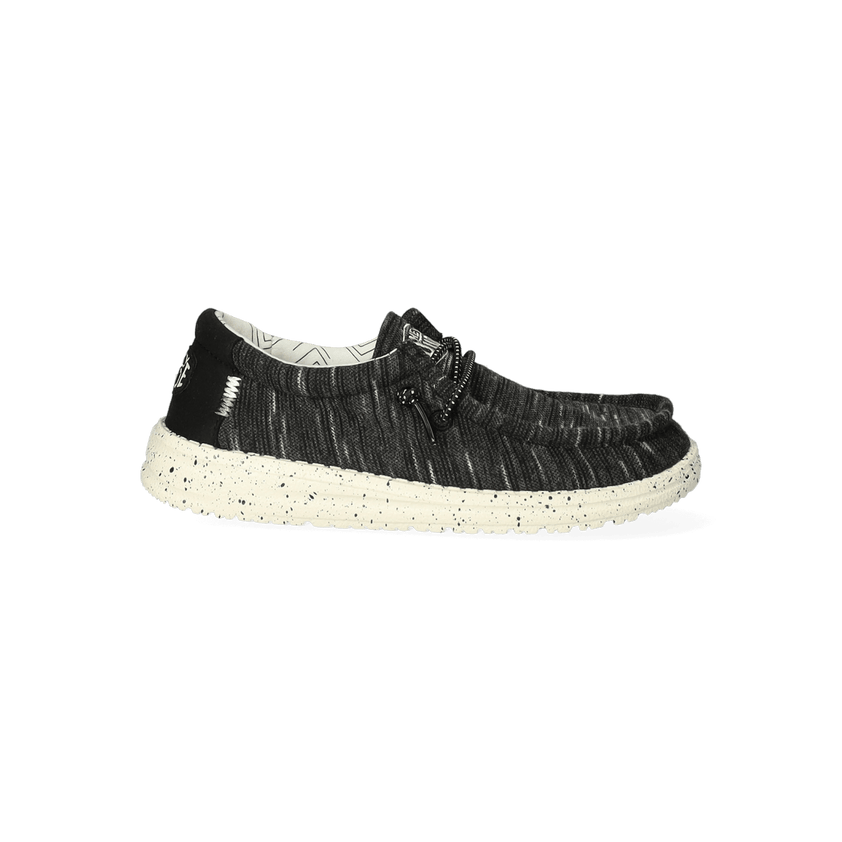 Wally Youth Jungen Halbschuhe Stretch Black