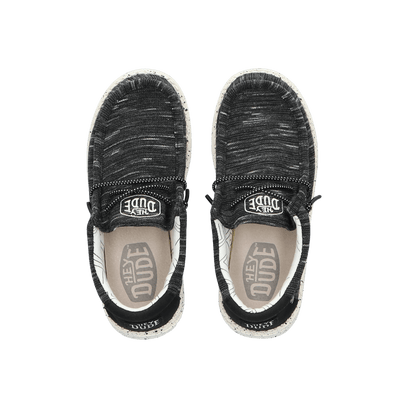 Wally Youth Jungen Halbschuhe Stretch Black