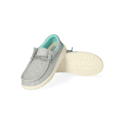 Wally Youth Jungen Halbschuhe Stretch Grey