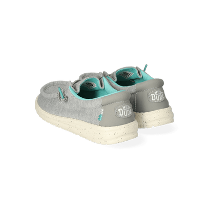 Wally Youth Jungen Halbschuhe Stretch Grey