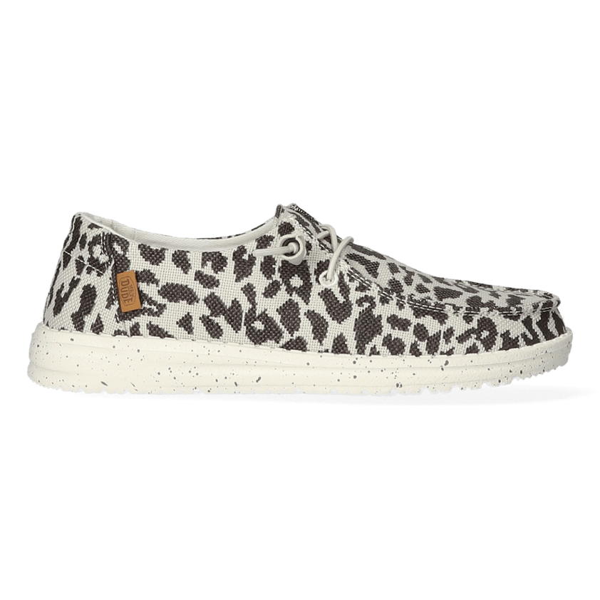 Wendy Damen Halbschuhe Cheetah Grey