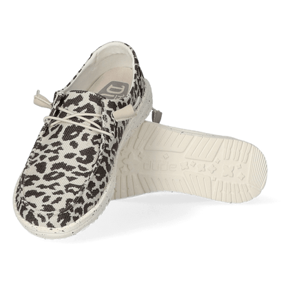 Wendy Damen Halbschuhe Cheetah Grey