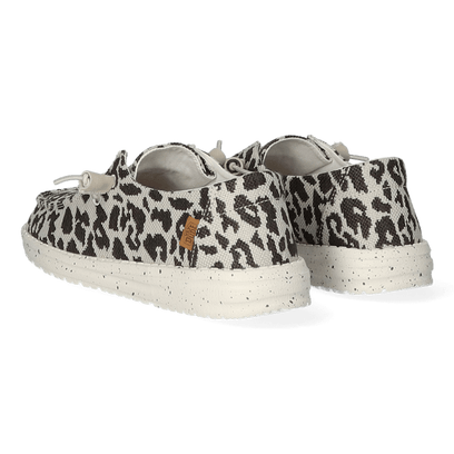 Wendy Damen Halbschuhe Cheetah Grey