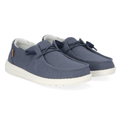 Wendy Chambray Damen Halbschuhe Navy White