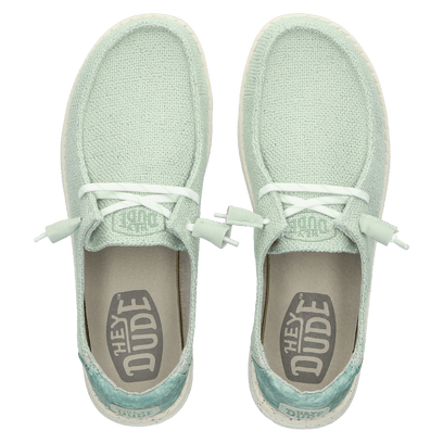 Wendy Woven Damen Halbschuhe Mint