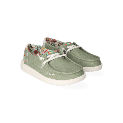 Wendy Youth Boho Mädchen Halbschuhe Olive