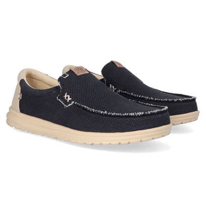 Mikka Braided Herren Halbschuhe Black/Boulder Tan