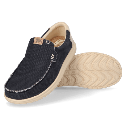 Mikka Braided Herren Halbschuhe Black/Boulder Tan
