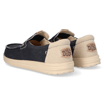 Mikka Braided Herren Halbschuhe Black/Boulder Tan