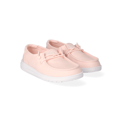 Wendy Youth Slub Canvas Mädschen Halbschuhe Pink