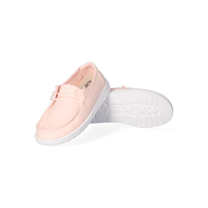 Wendy Youth Slub Canvas Mädschen Halbschuhe Pink