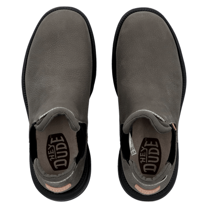 Branson Craft Leather Herren Boots Grey