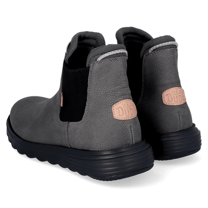 Branson Craft Leather Herren Boots Grey