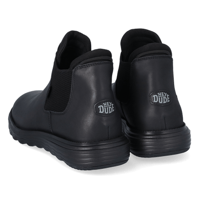 Branson Craft Leather Damen Boots Black